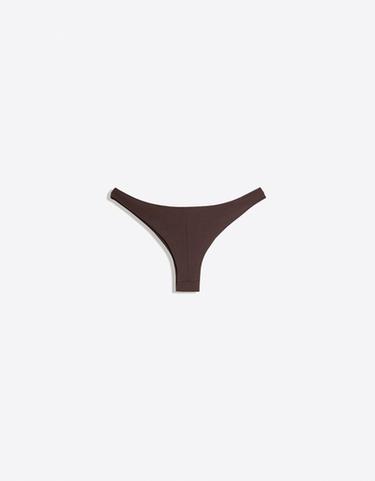 Studded Brazilian bikini briefs — Brown 6