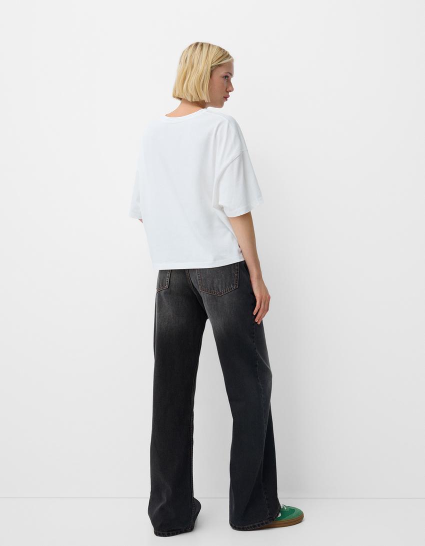 Jeans baggy-Negro