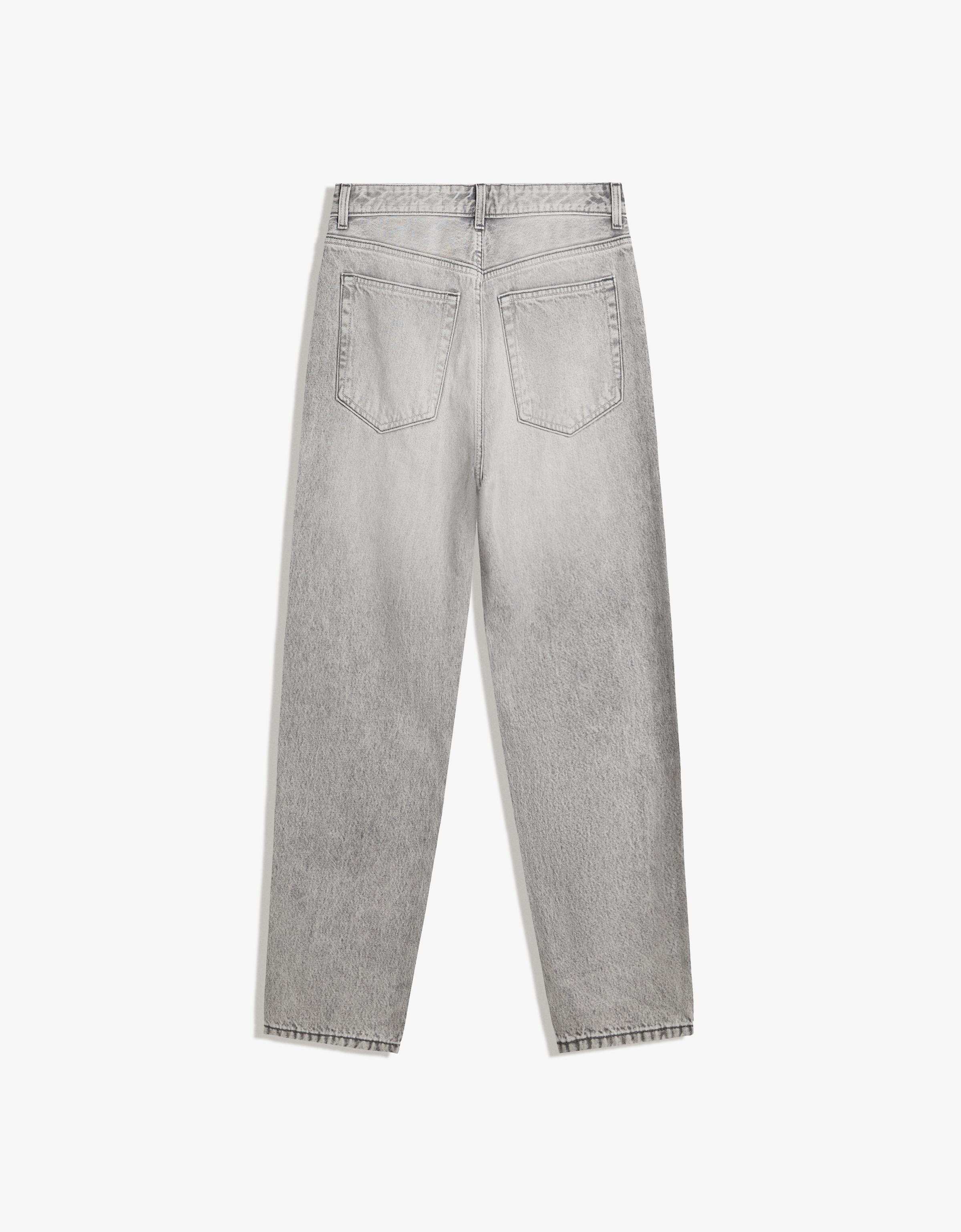 Tapered loose fit jeans — Grey