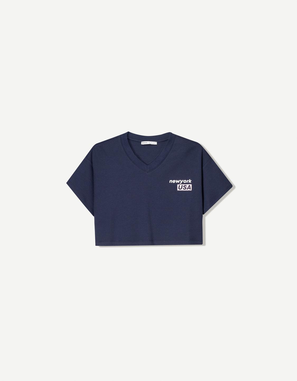 Short sleeve T-shirt with print