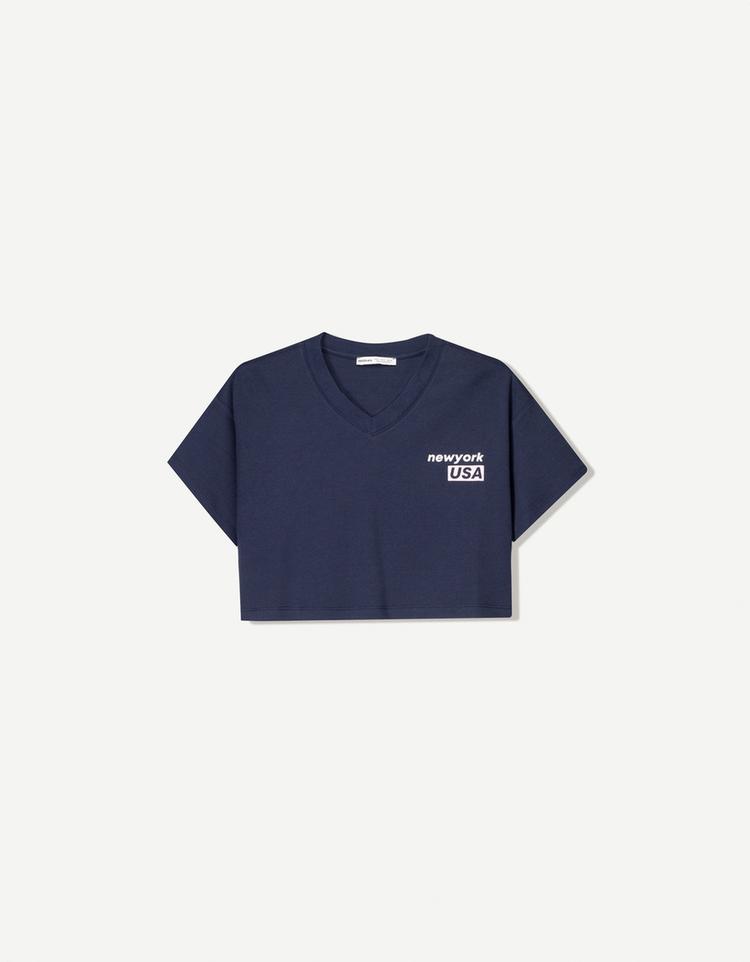 Short sleeve T-shirt with print