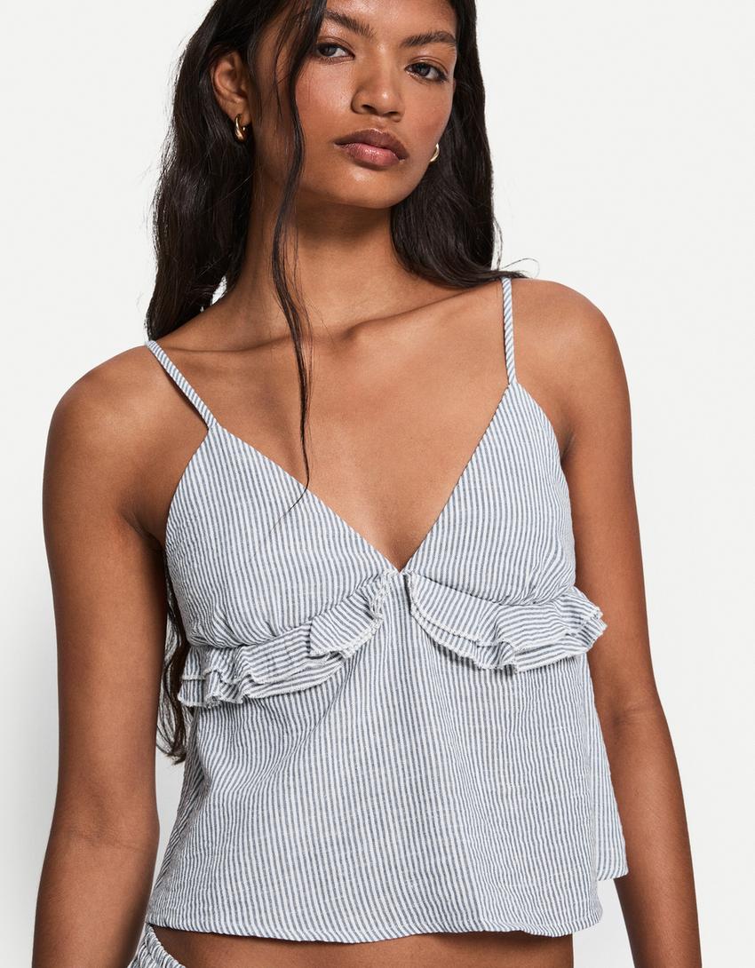 Rustic top and trousers set-Rustic top and trousers set