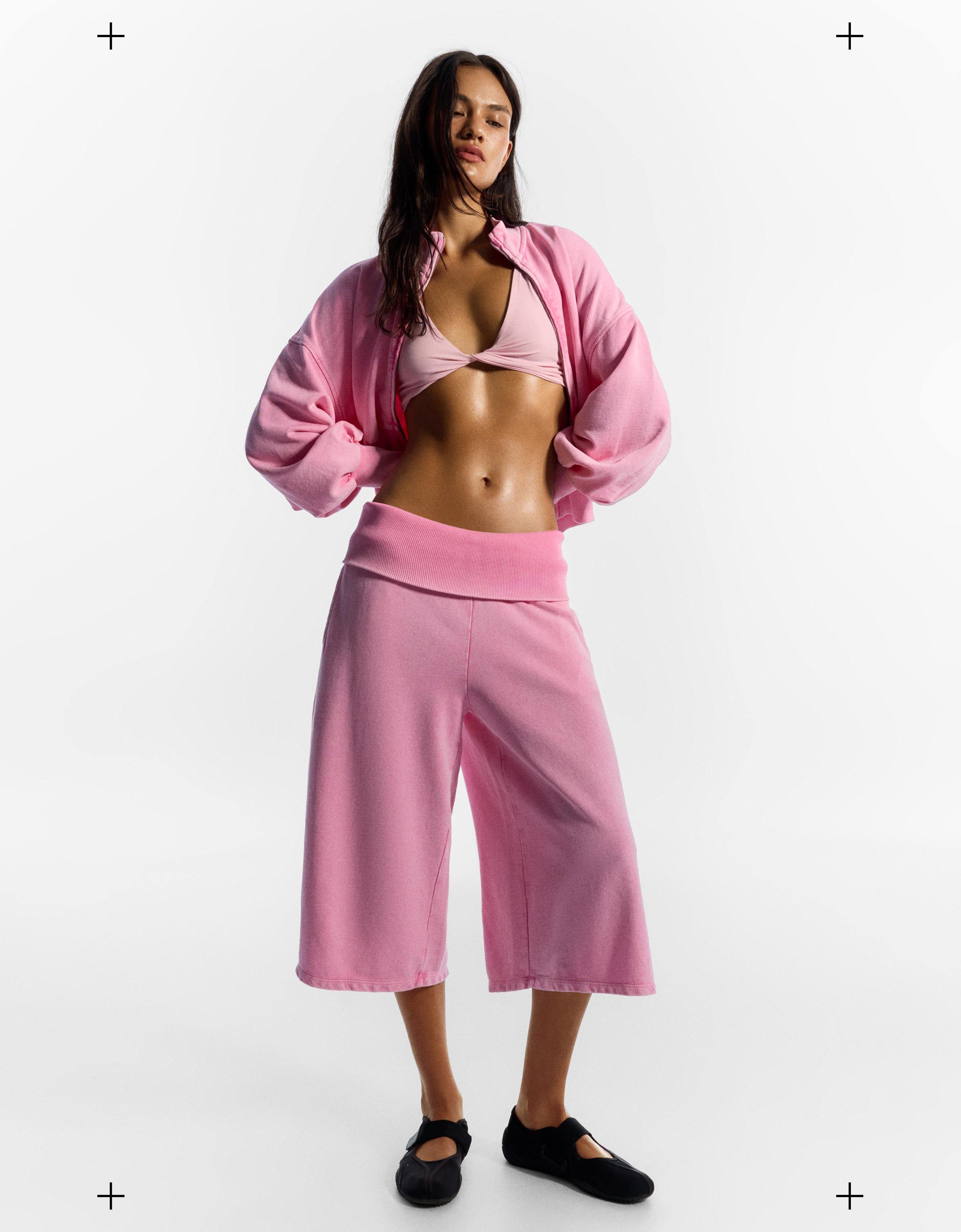 Yıkanmış görünümlü bermuda şort - Görsel 26