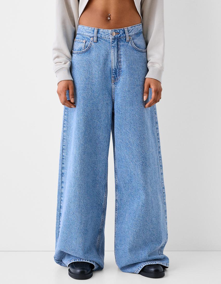 Mega baggy jeans-Light blue-1