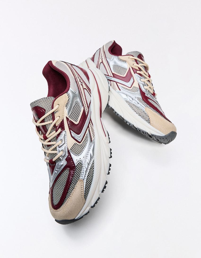 Sneaker mit kombinierter Sohle-Kombiniert