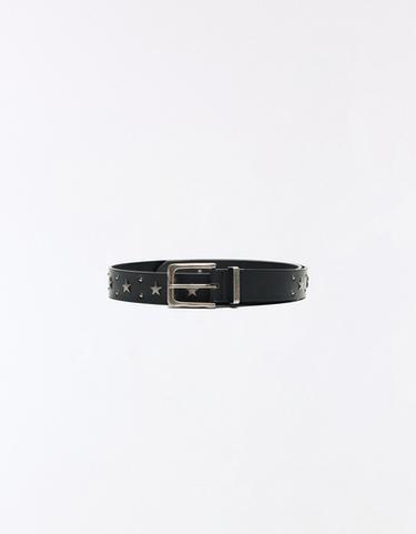 Star stud belt — Black 2