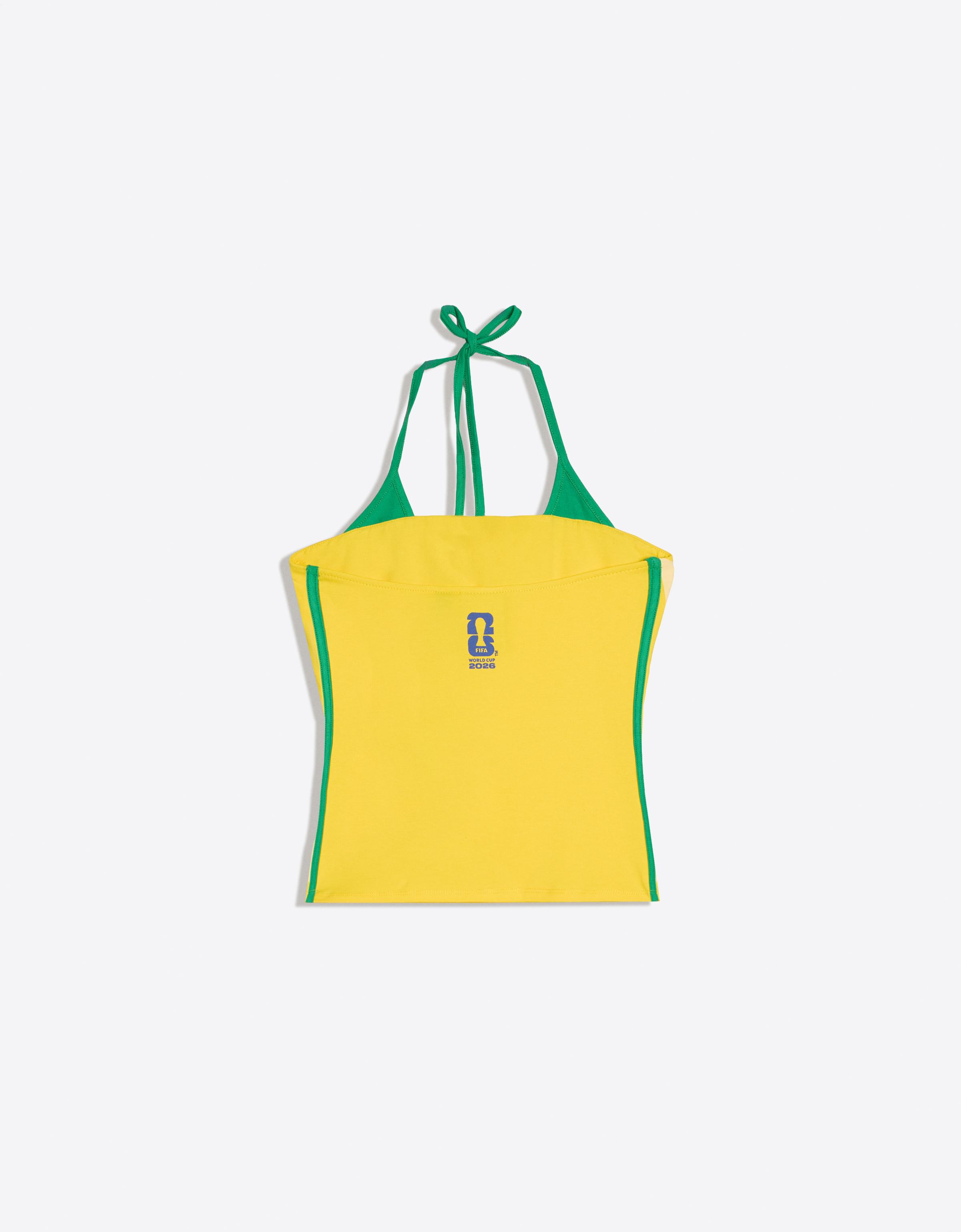 Brazil FIFA WORLD CUP™ halter top — Yellow