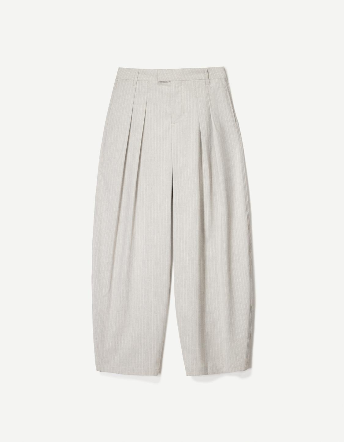 Tailored fit balloon trousers