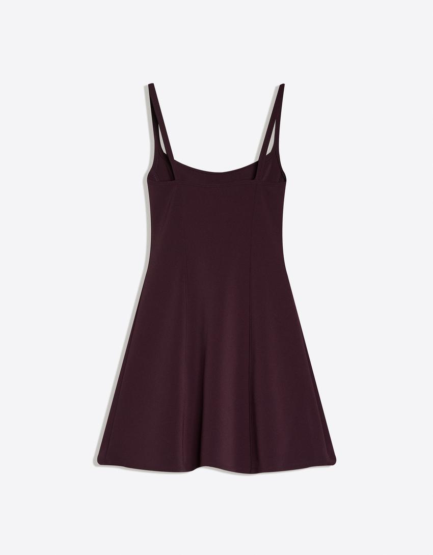 Robe mini corset-Violet