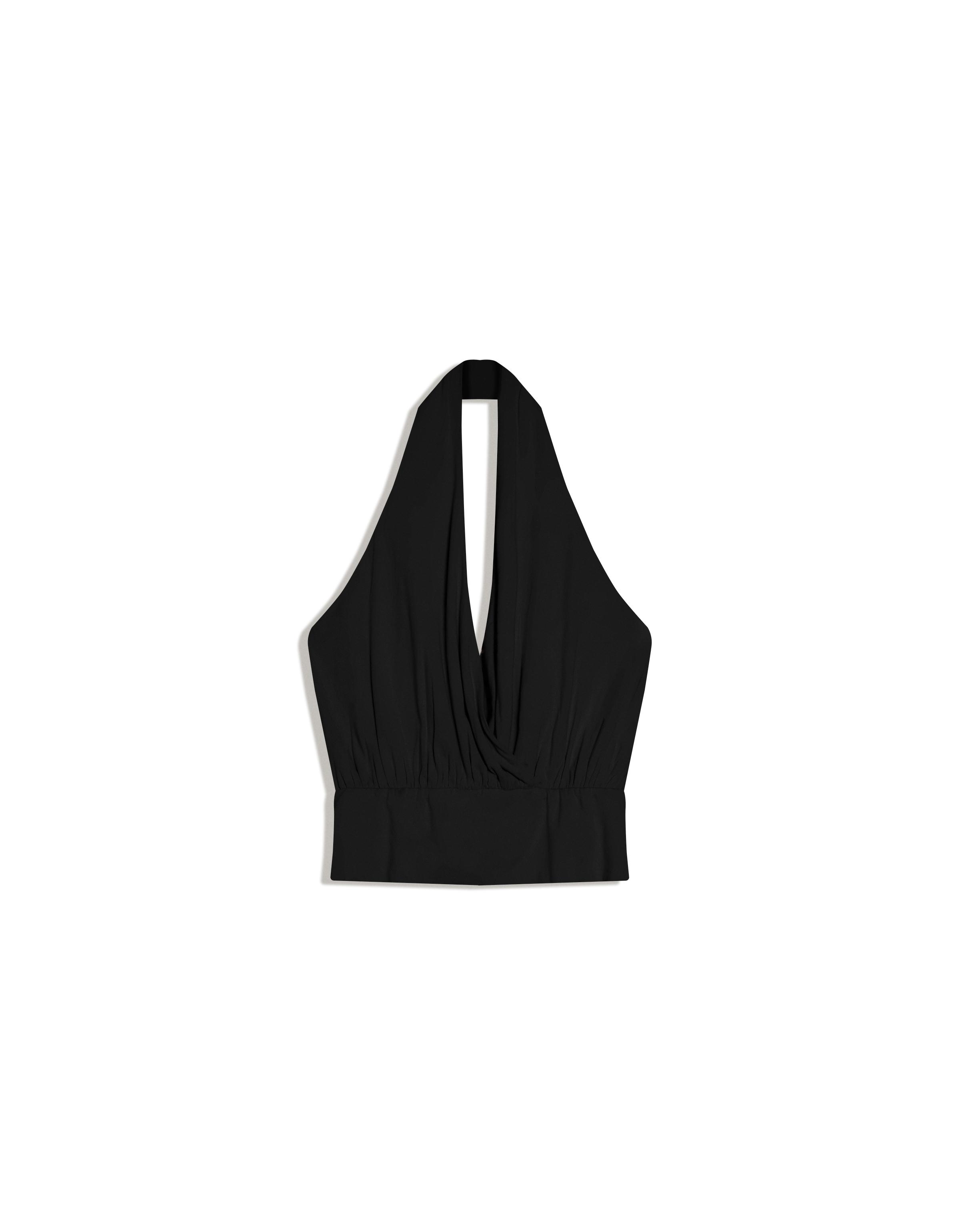 Kruvaze büzgülü peplum top - Görsel 39