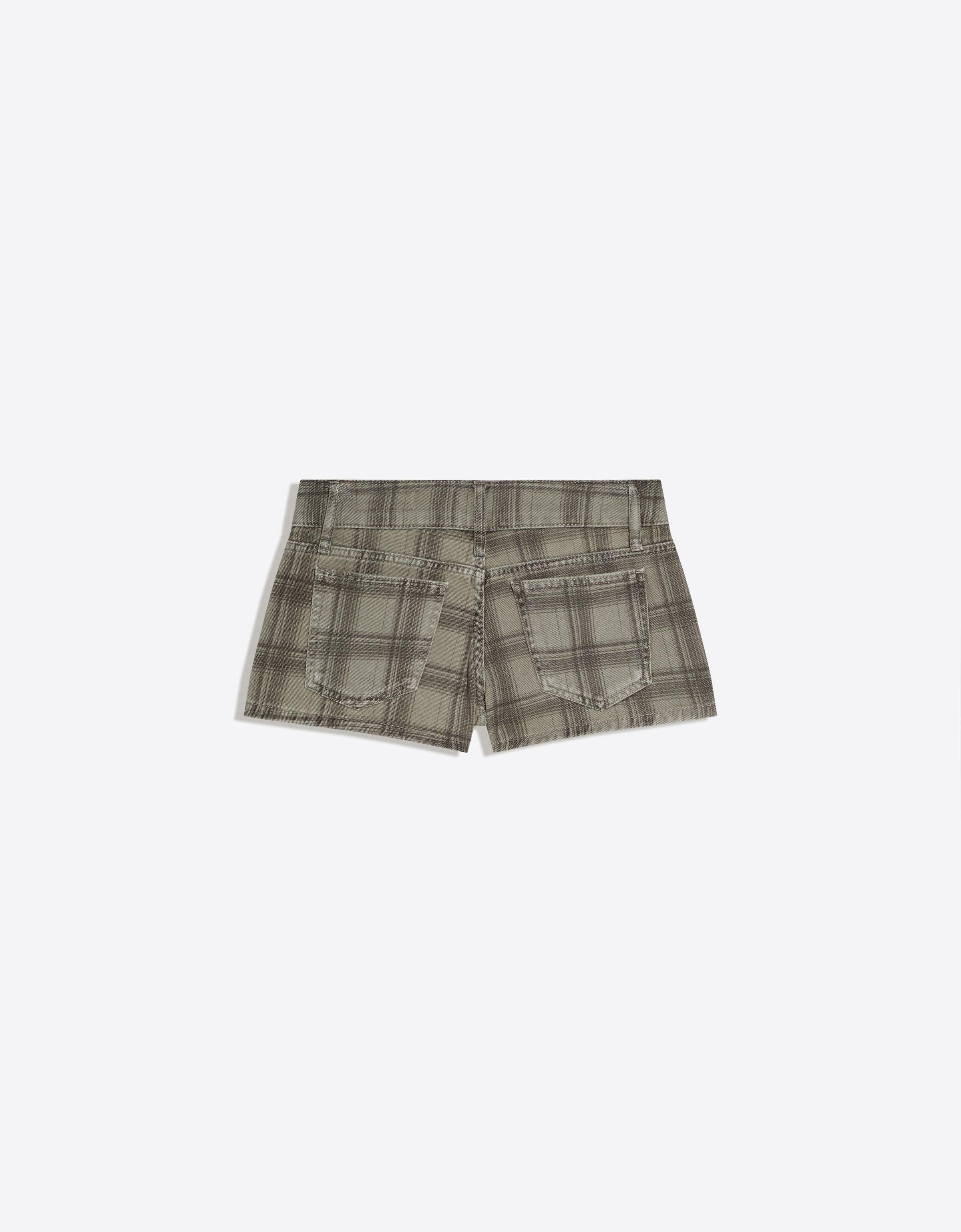 Checked double-button shorts — 0-897