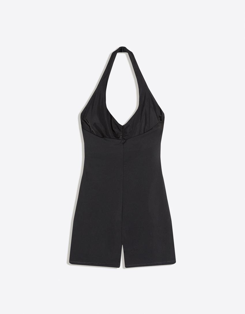 Technical playsuit-Black