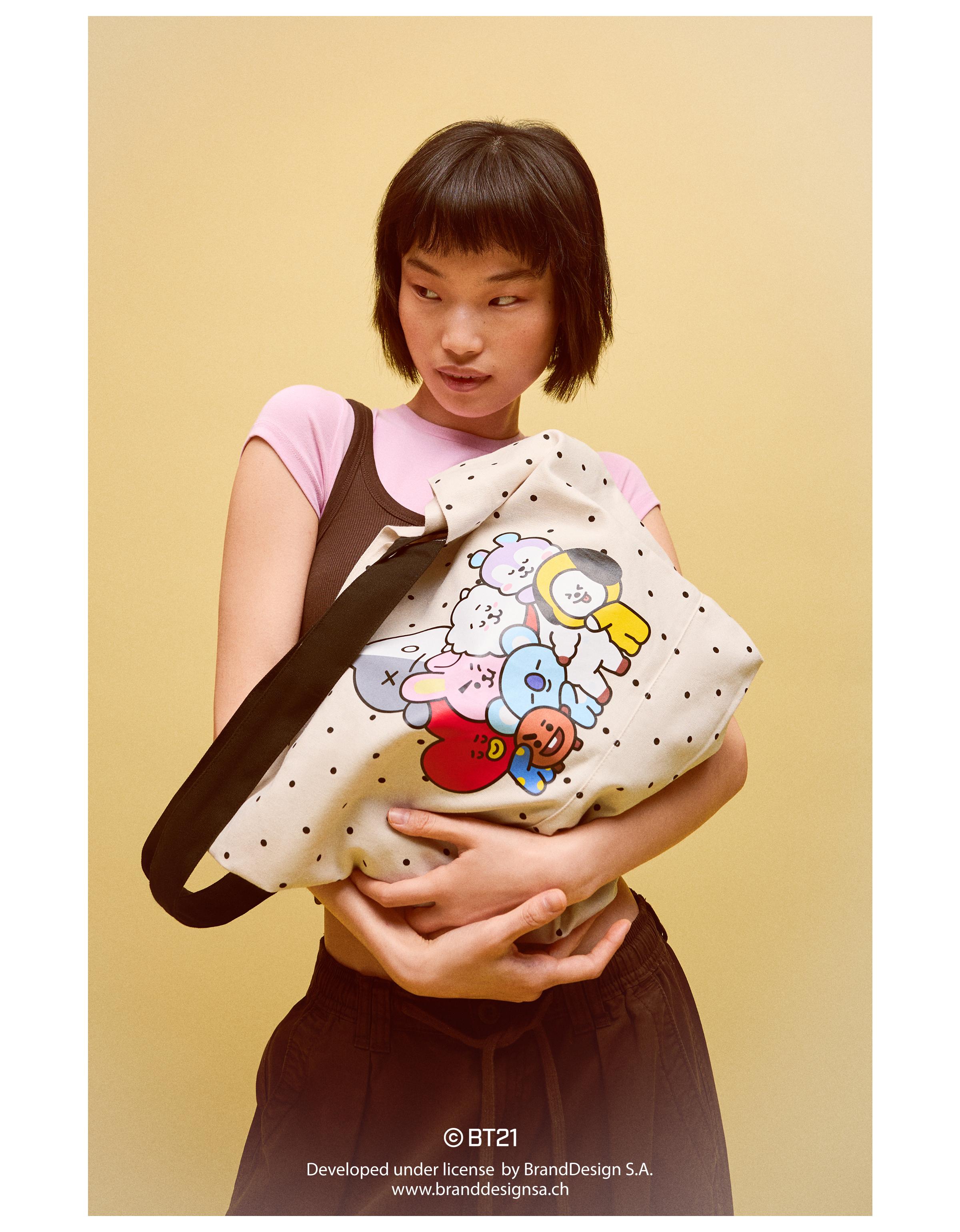 BT21 tote bag — Cream
