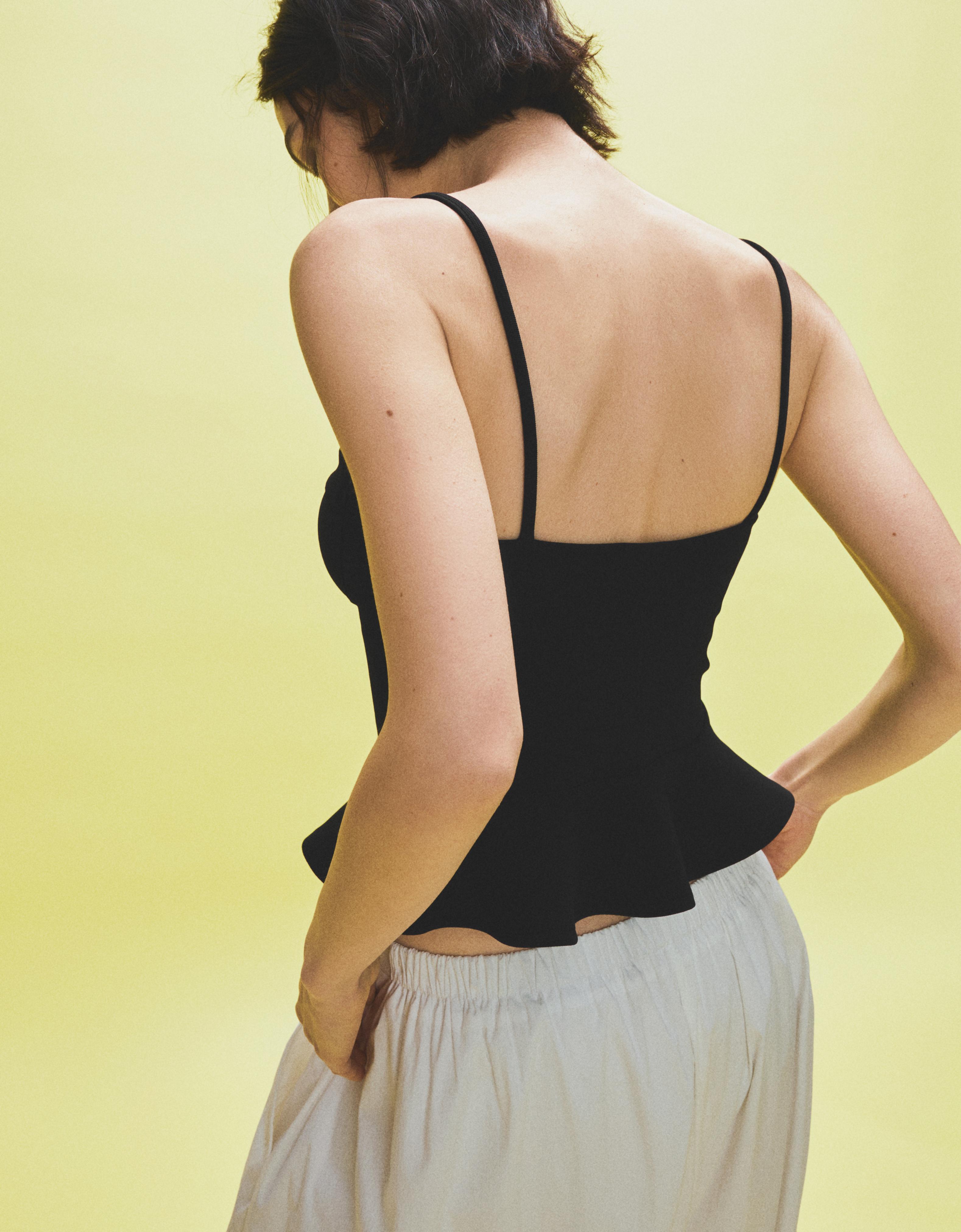 Bershka Peplum korse top görsel 3