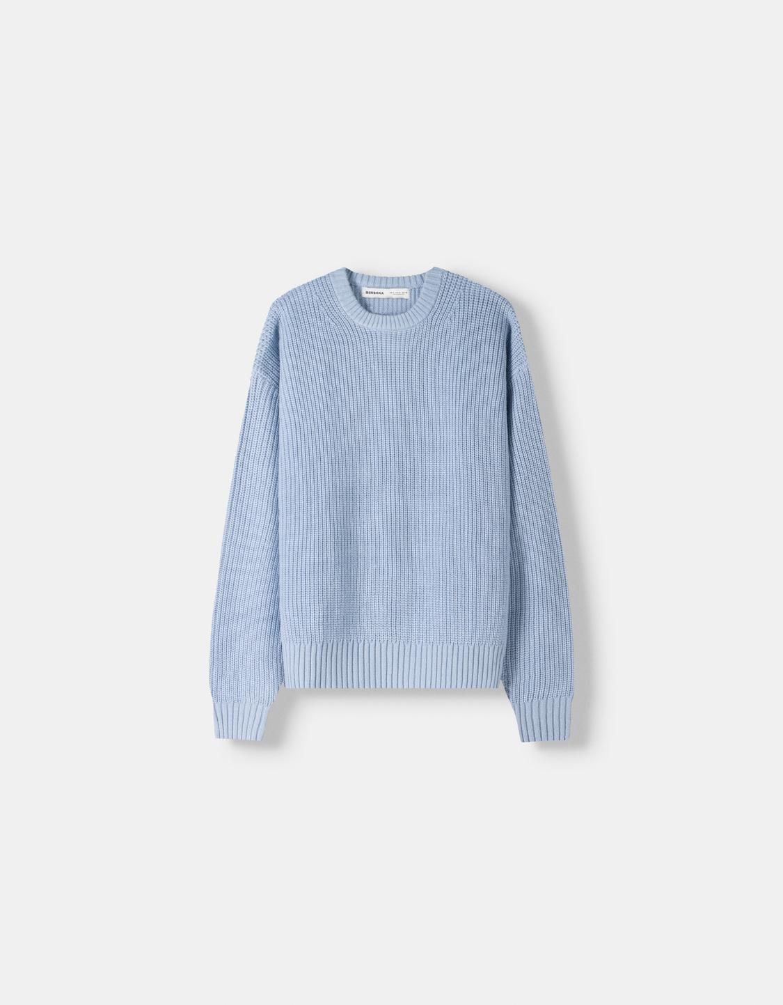 Pullover aus Perlstoff