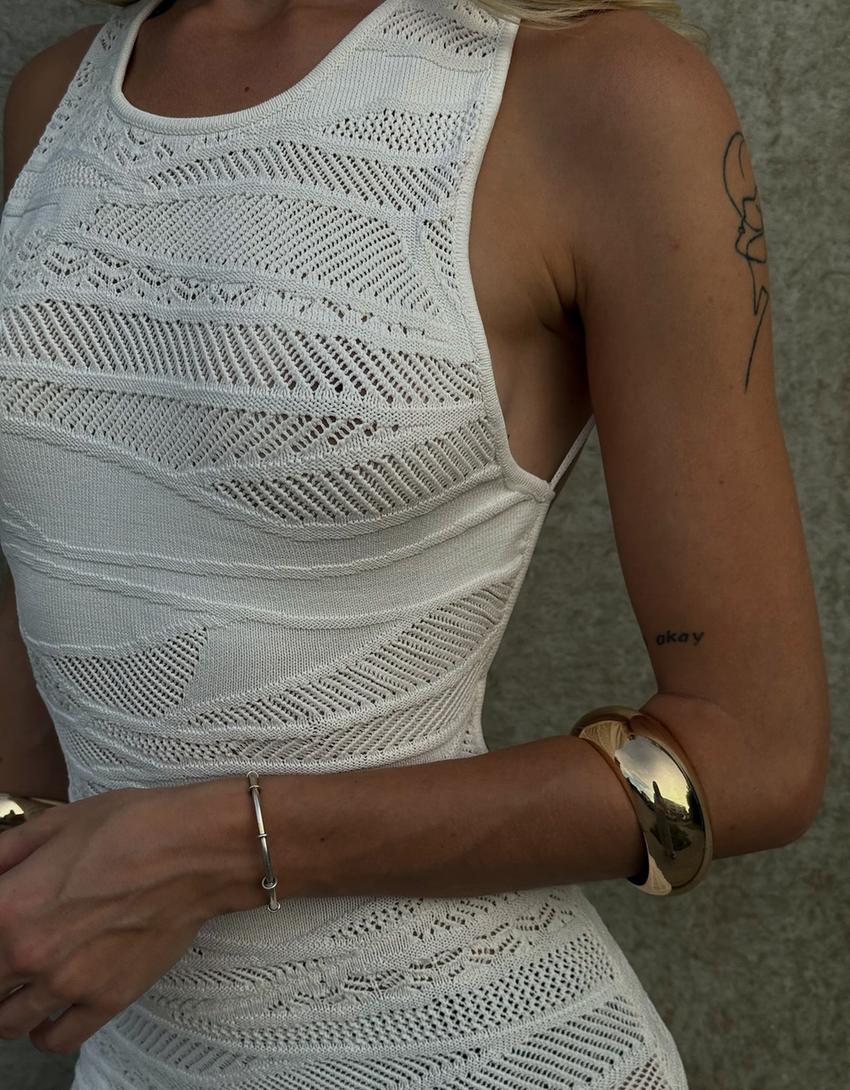 Pack 2 pulseiras anchas-Ouro