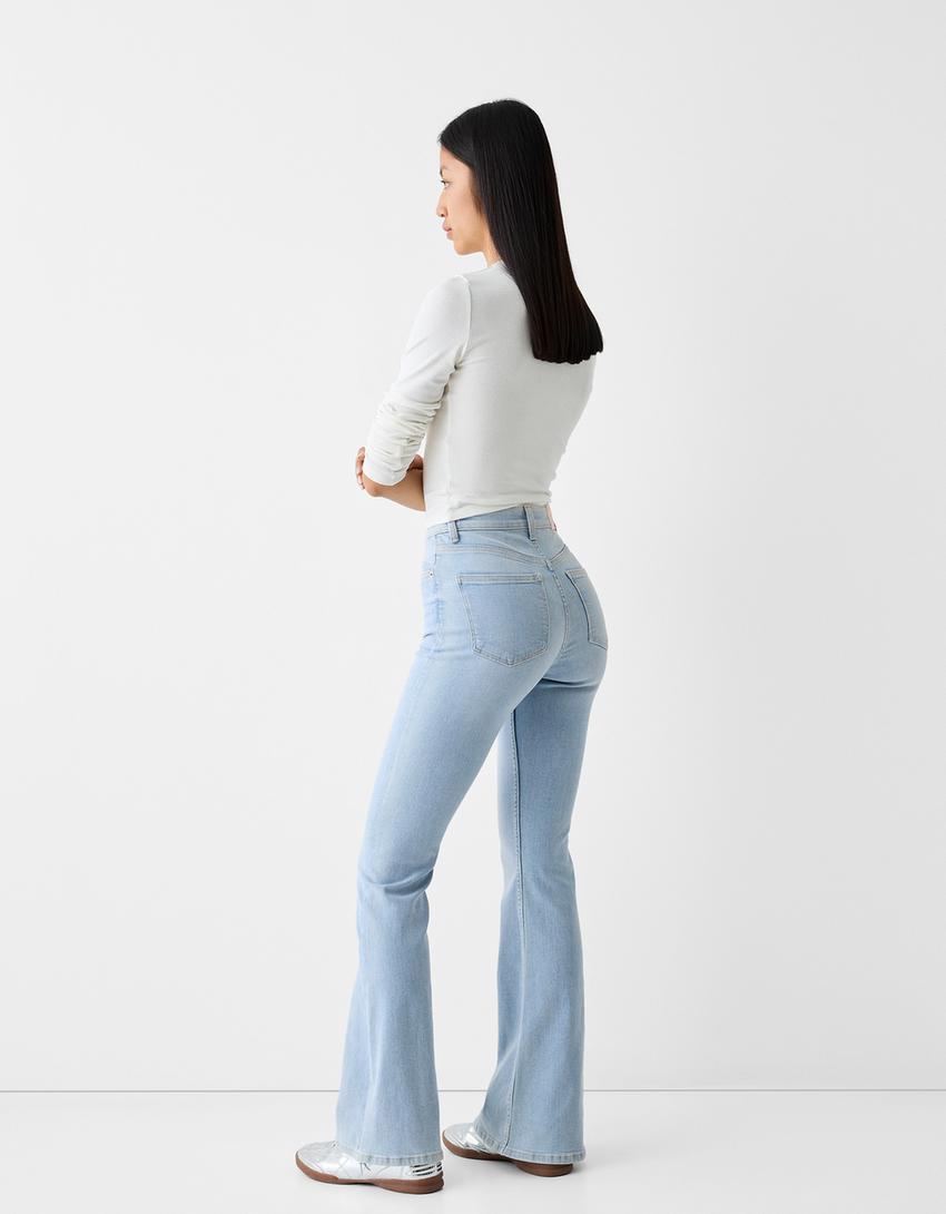 Flared jeans-Light blue-2