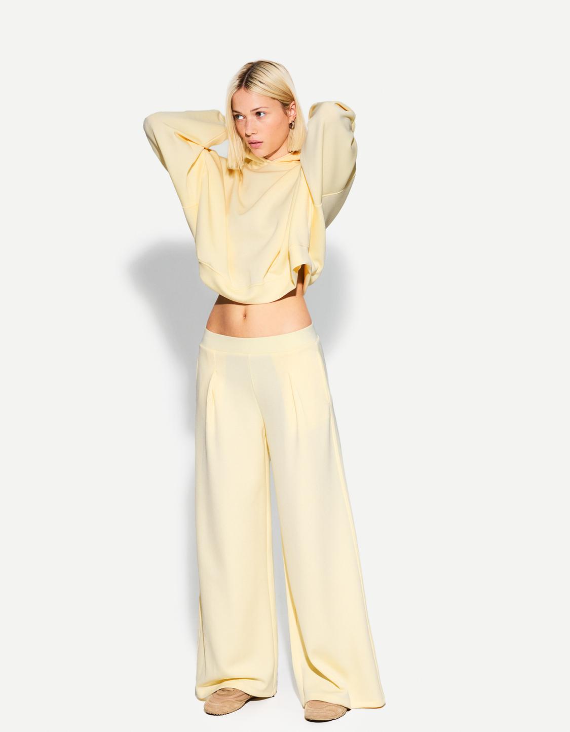Set jersey y pantalón wide leg