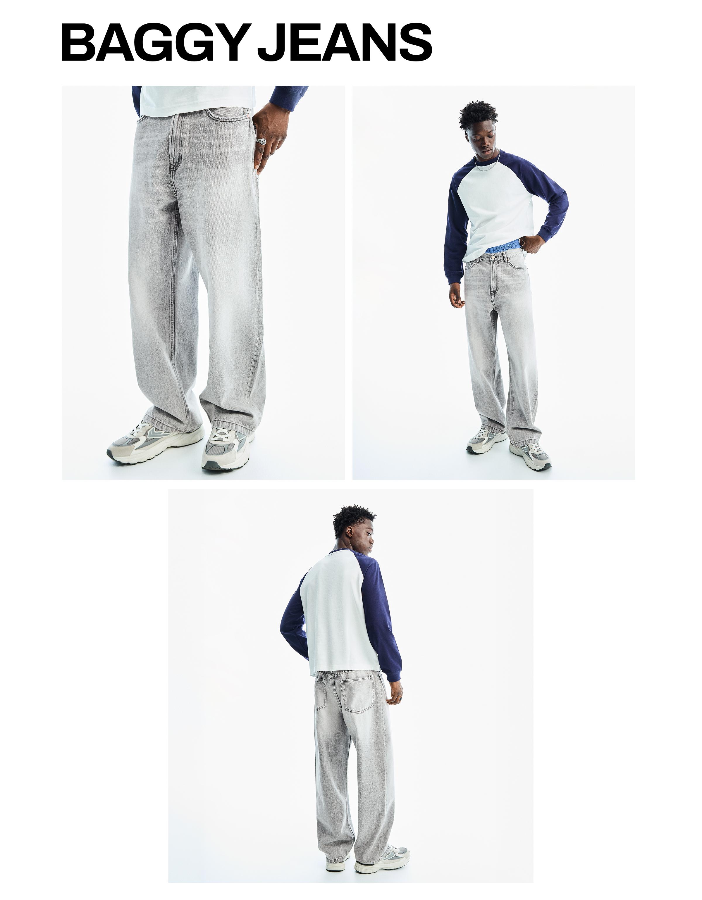 Baggy jeans — Grey