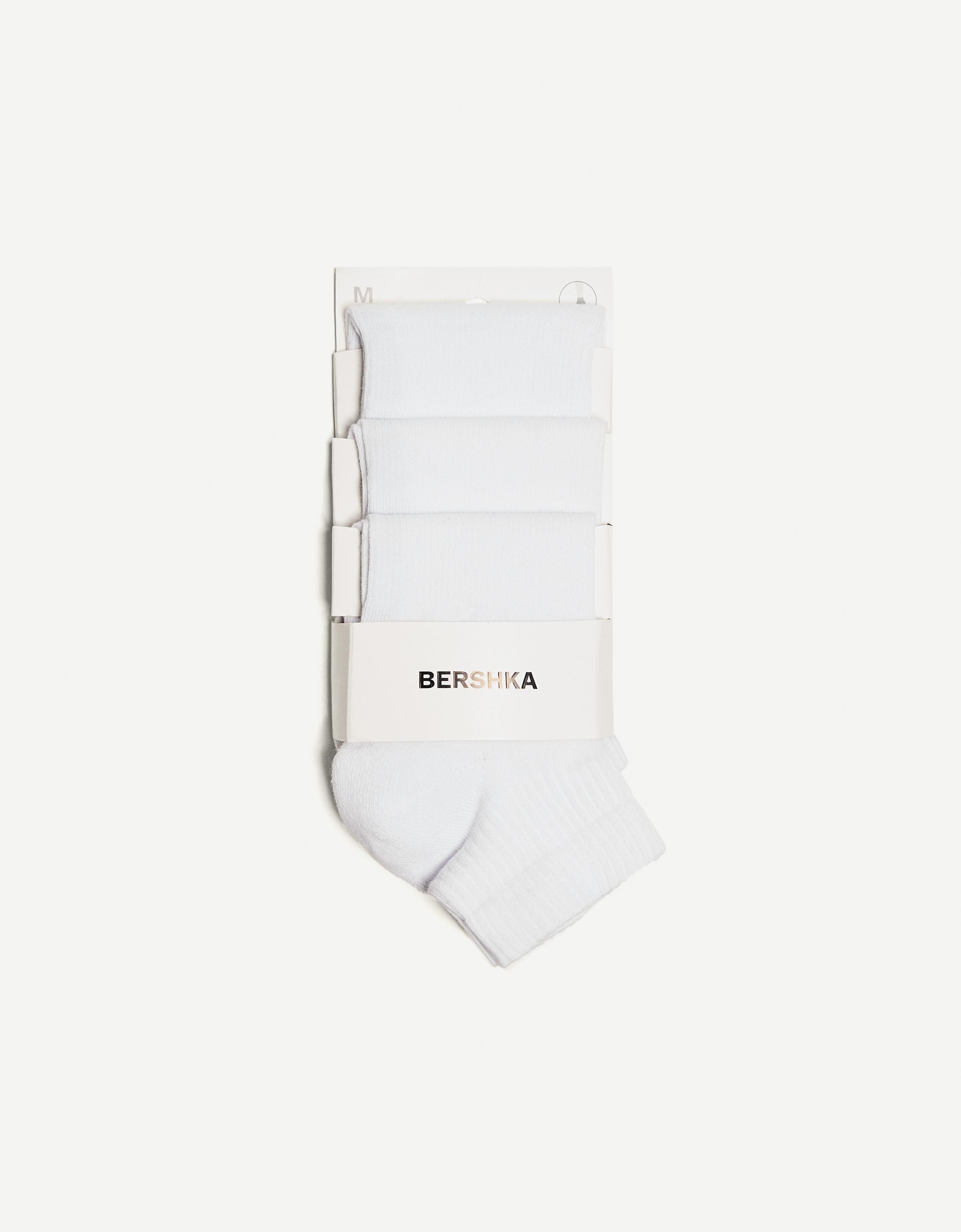 Bershka 3'lü paket spor bilek çorap görsel 4