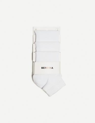 3-pack of sports ankle socks — White 1