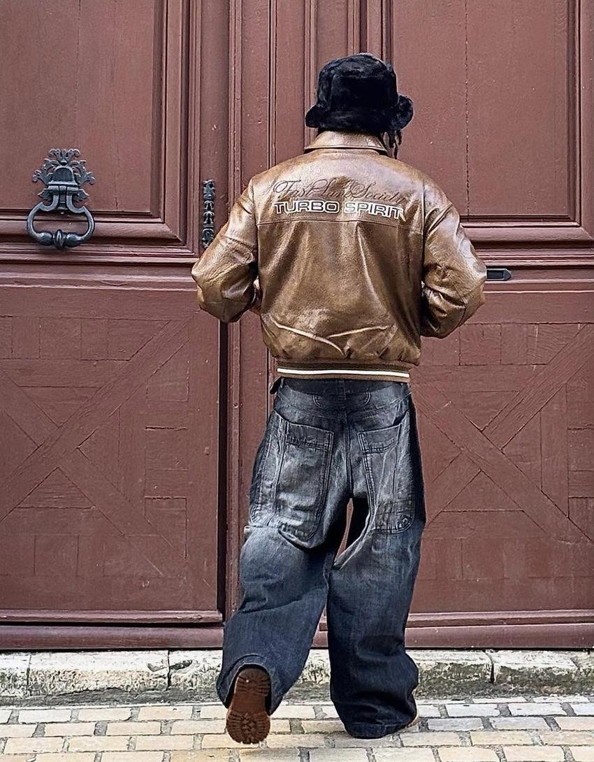 Mega baggy jeans-Black