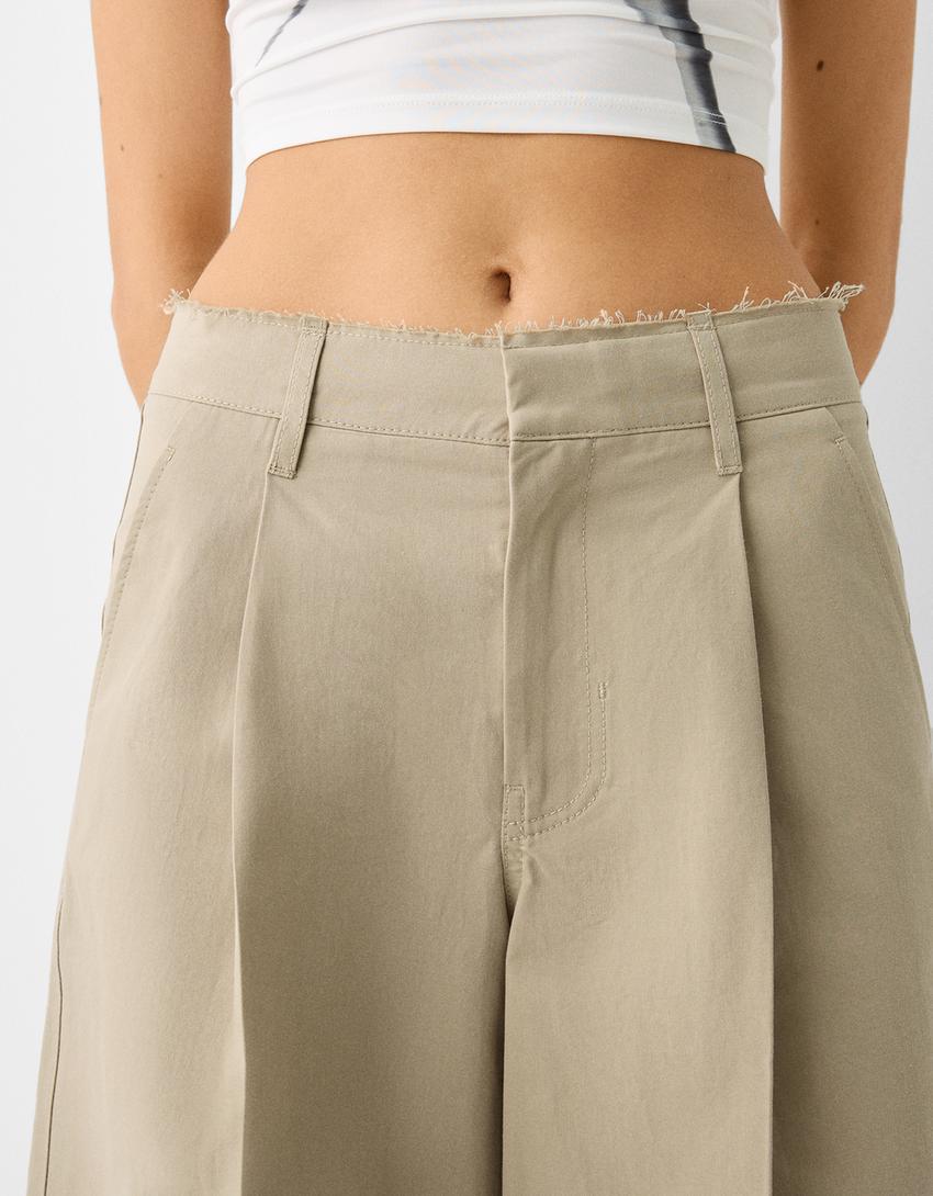 برمودا شورت قطني بثنيات-جملي-5