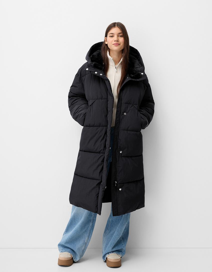 Desigual gewatteerde winterjas lichtroze Desigual gewatteerde winterjas lichtroze