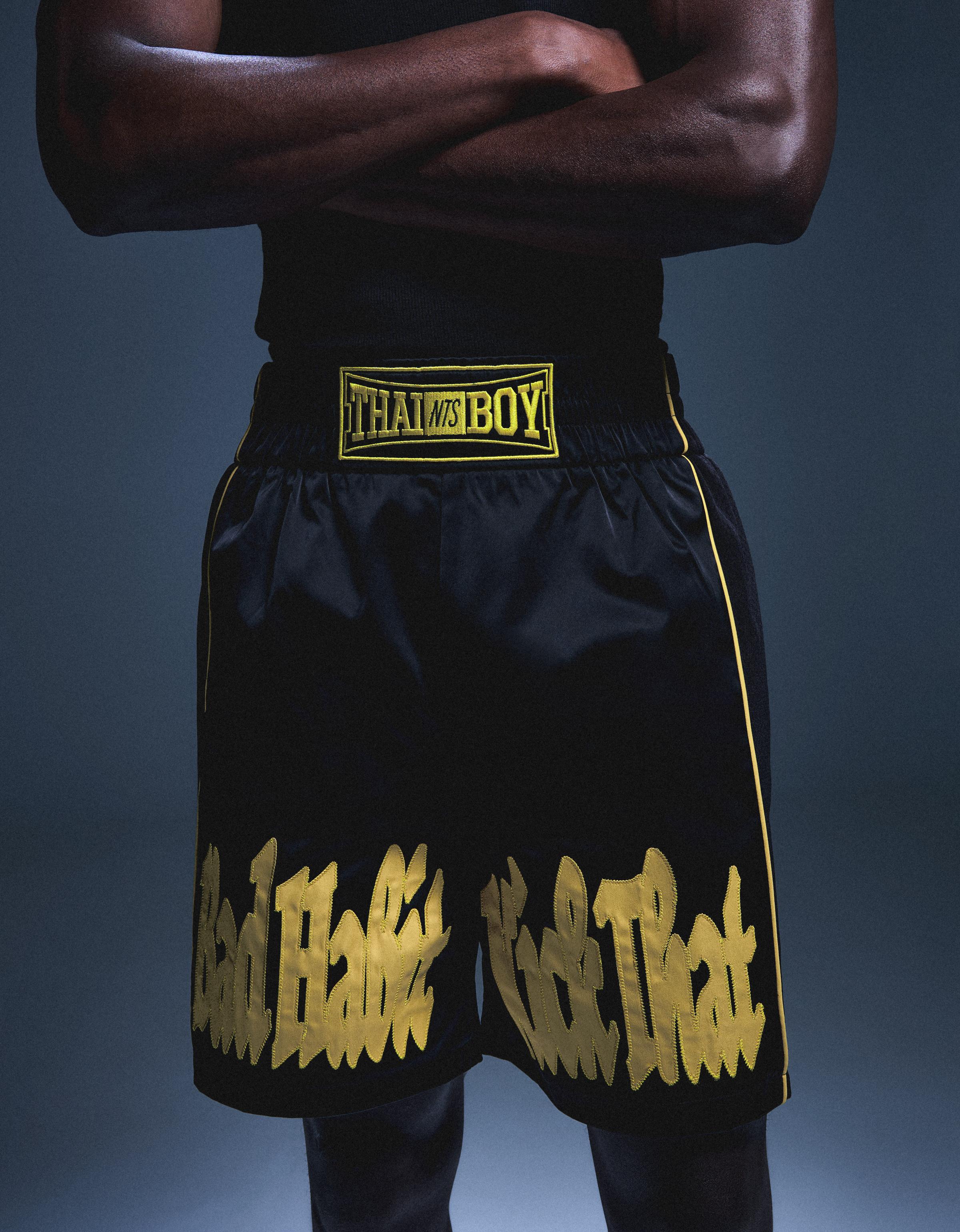 Boxy Bermuda shorts NTS X THAIBOY DIGITAL — Black