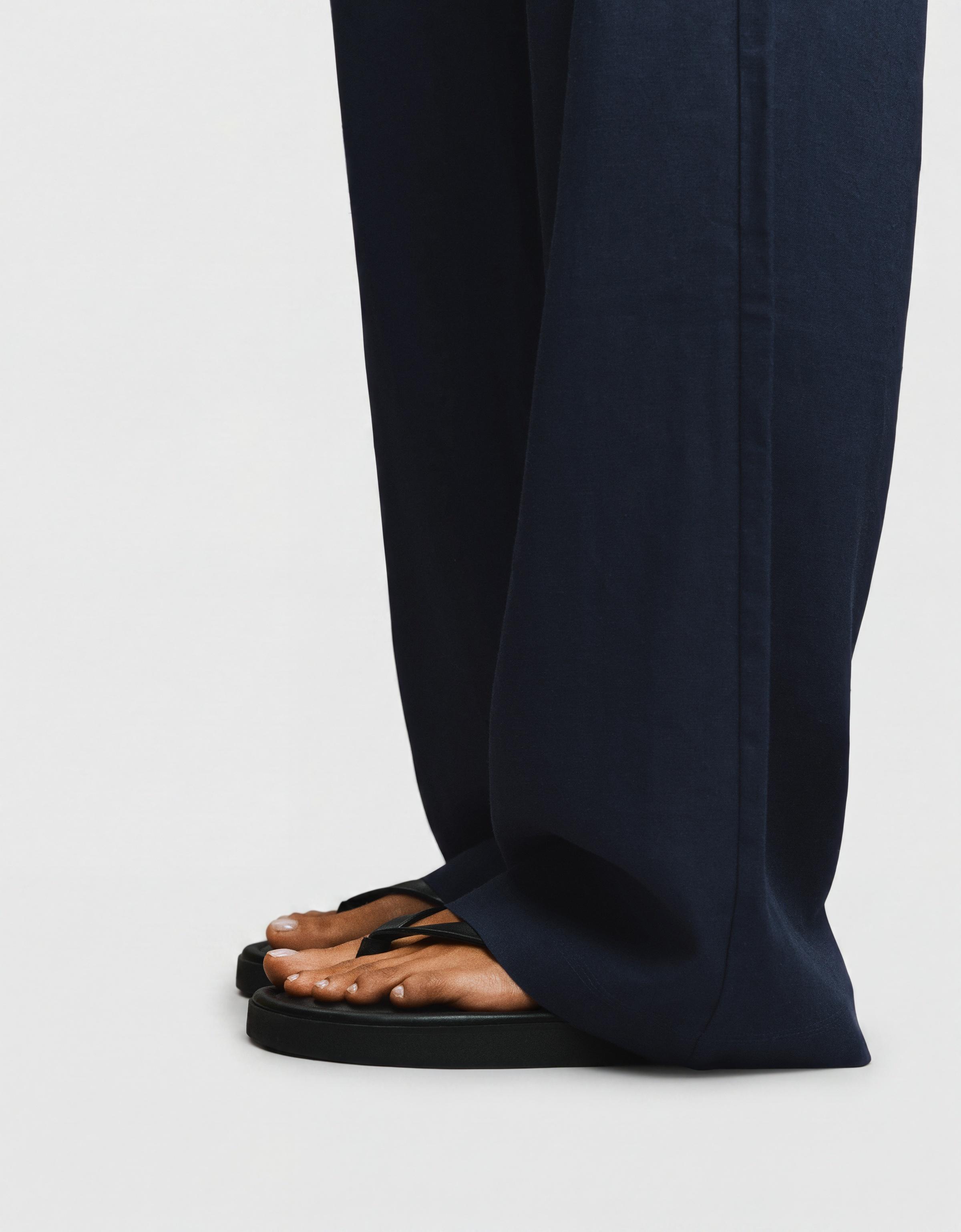 Elasticated waist trousers — Blue