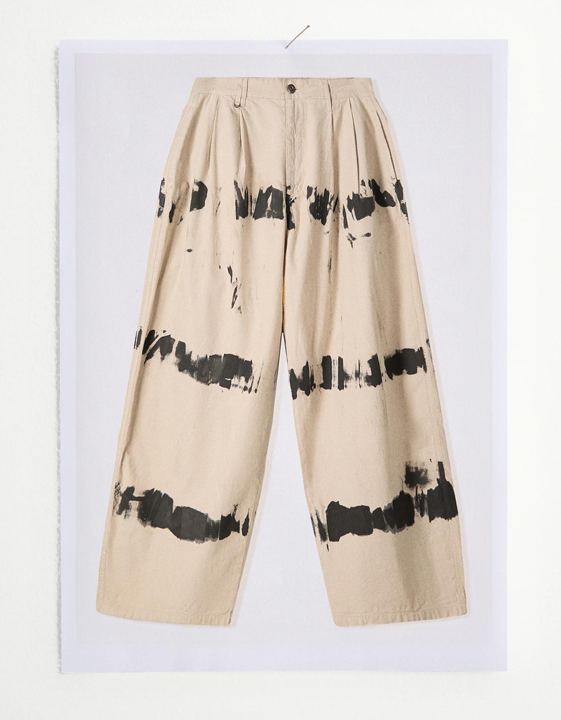 Super baggy tie-dye trousers