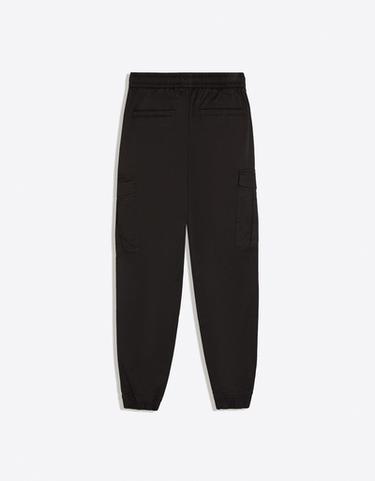 Slim fit cargo joggers — Black 6