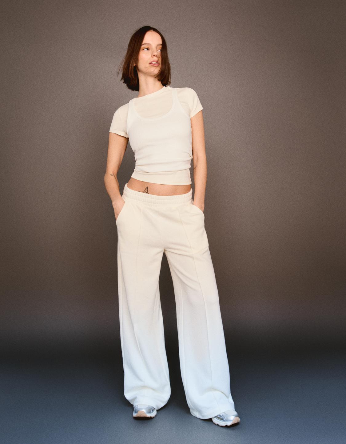 Selected Femme SLFELIANA HW WIDE NOOS - Pantaloni - black/nero Selected Femme SLFELIANA HW WIDE NOOS - Pantaloni - black/nero