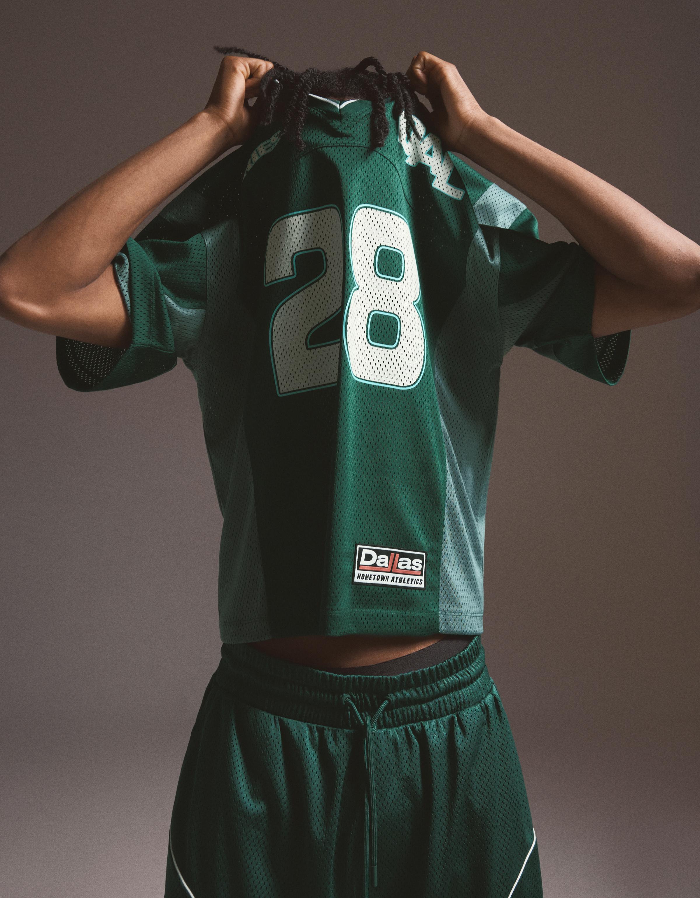 Short sleeve mesh T-shirt — Green