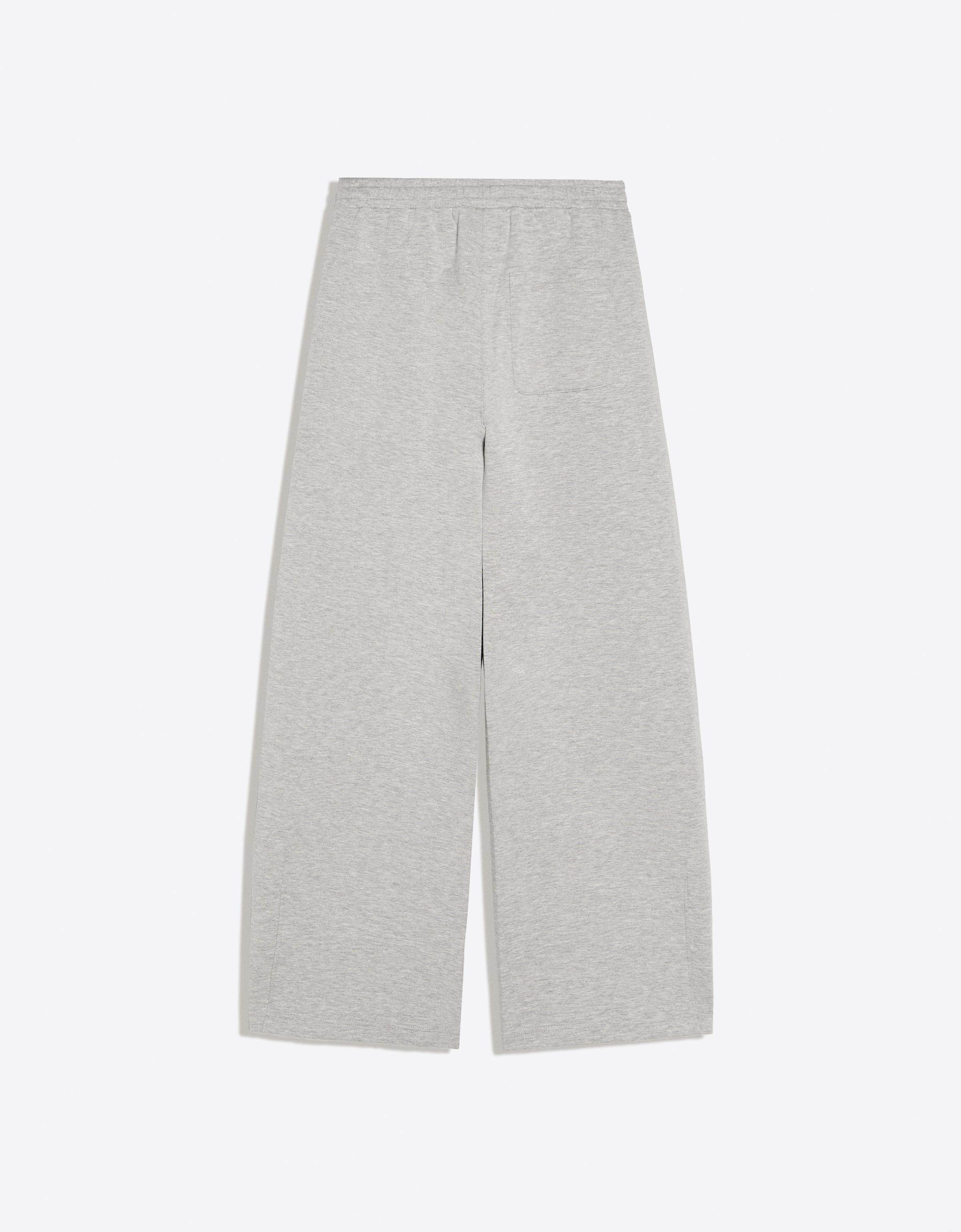 Bershka Scuba dokuma barrel fit pantolon görsel 5