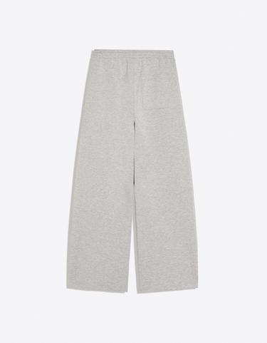 Scuba fabric barrel trousers — Grey 7