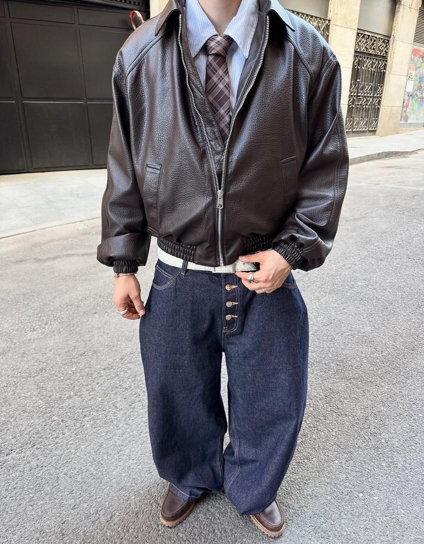 Jean barrel fit-Denizci mavisi