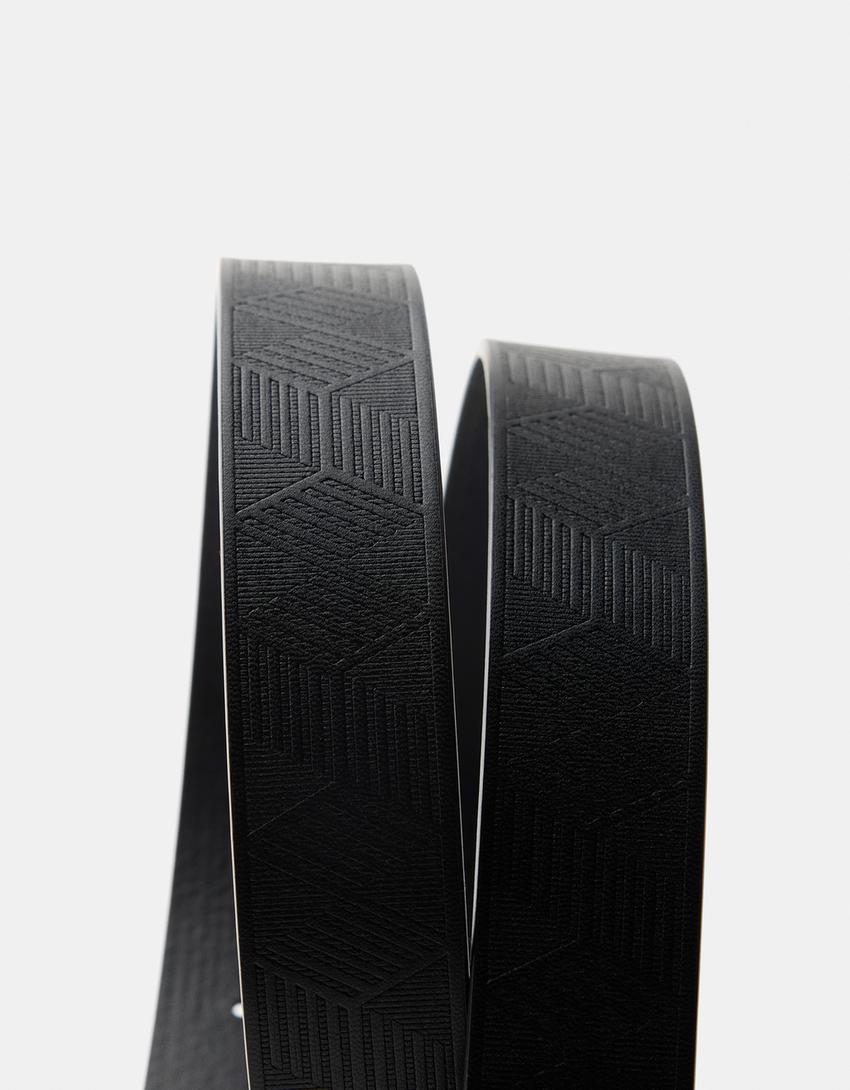 حزام بإبزيم وحلقة-أسود-1