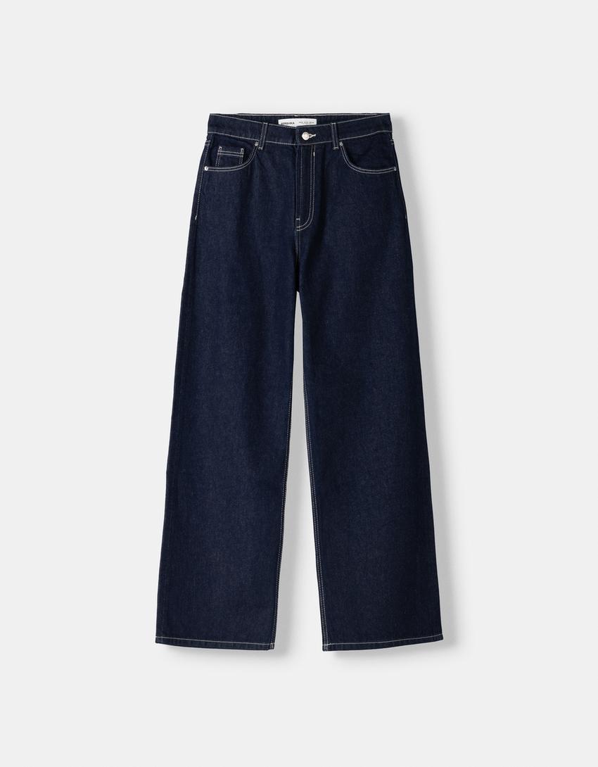 Baggy jeans-Marineblau
