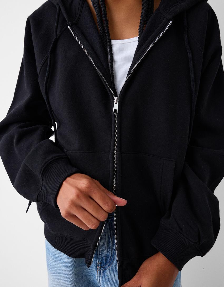 Sudadera cremallera capucha-Negro-6