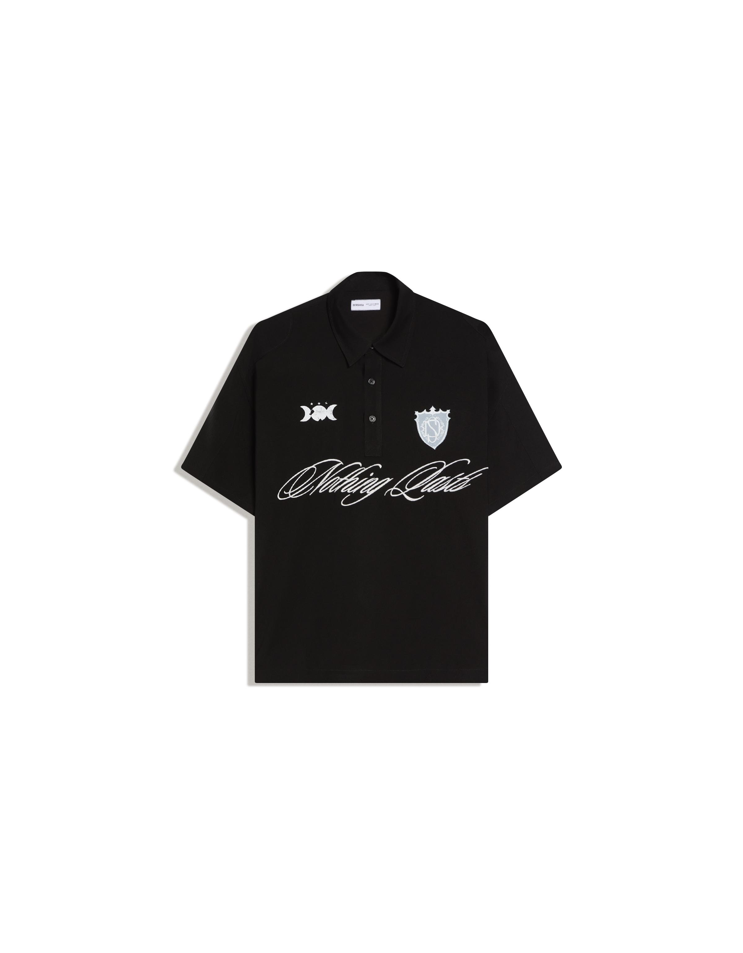 Kısa kollu nakışlı polo - Görsel 4