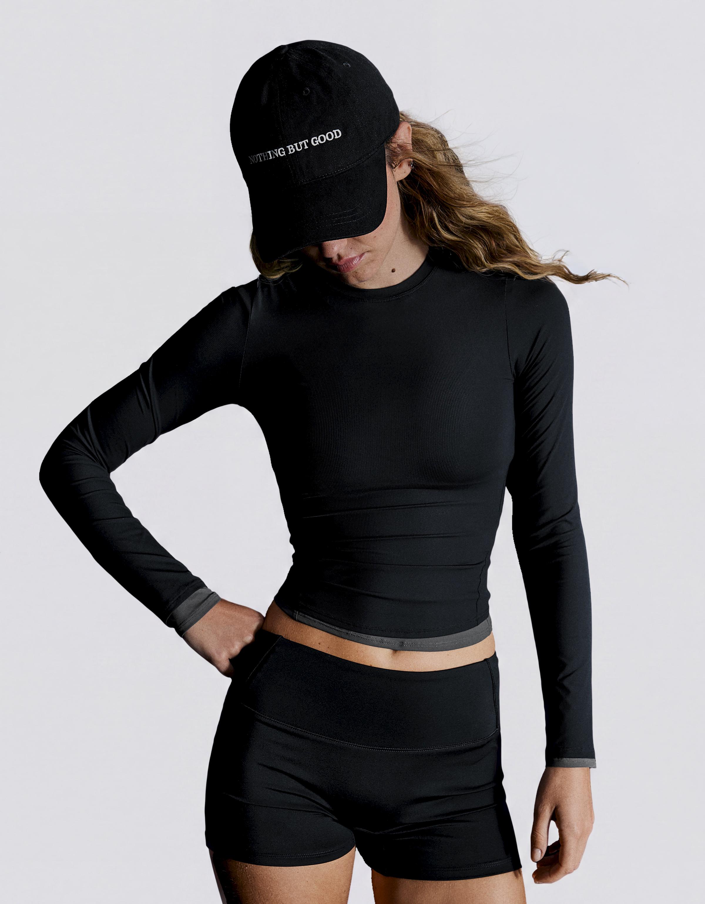 Technical long sleeve breathable & quick-dry T-shirt — Black