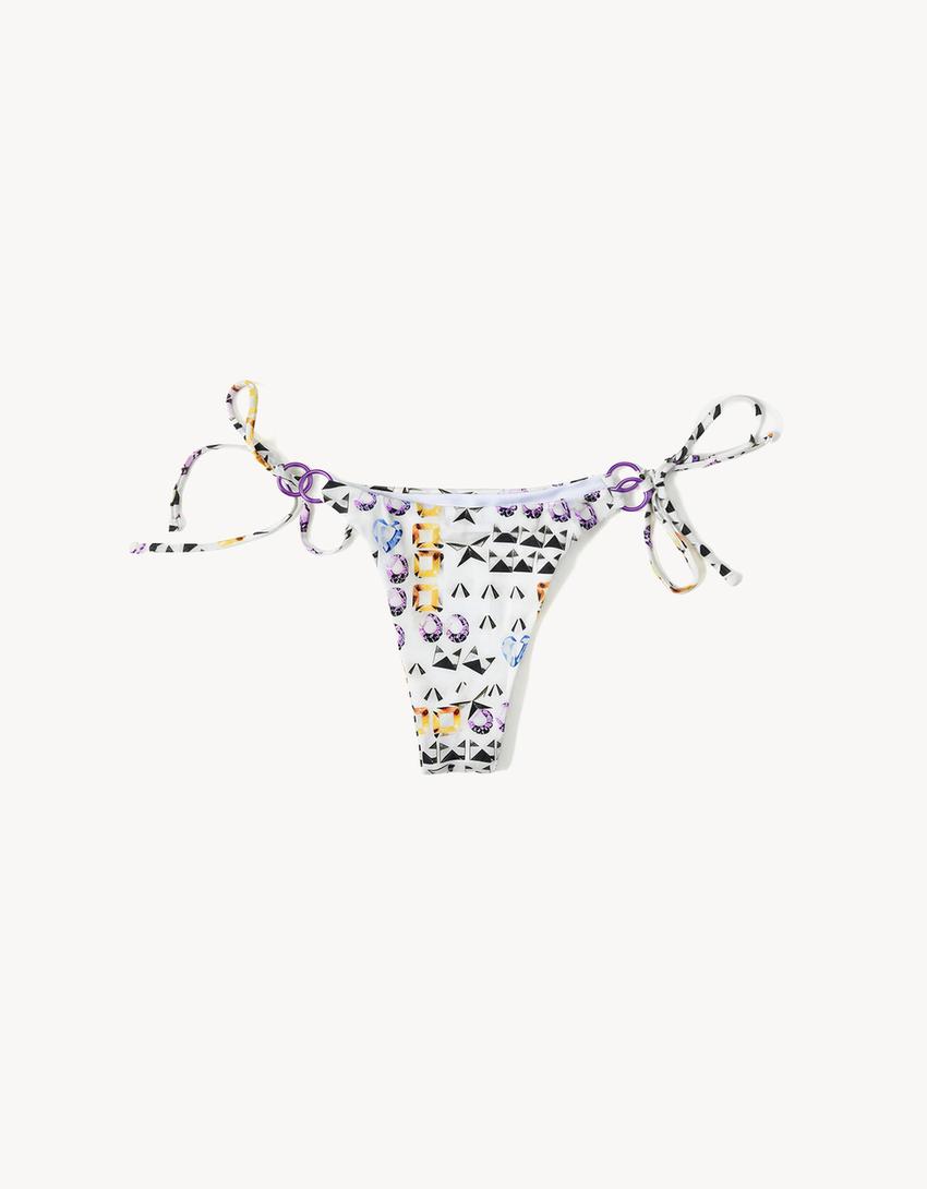 Bas de bikini ARIES X BERSHKA-Gris