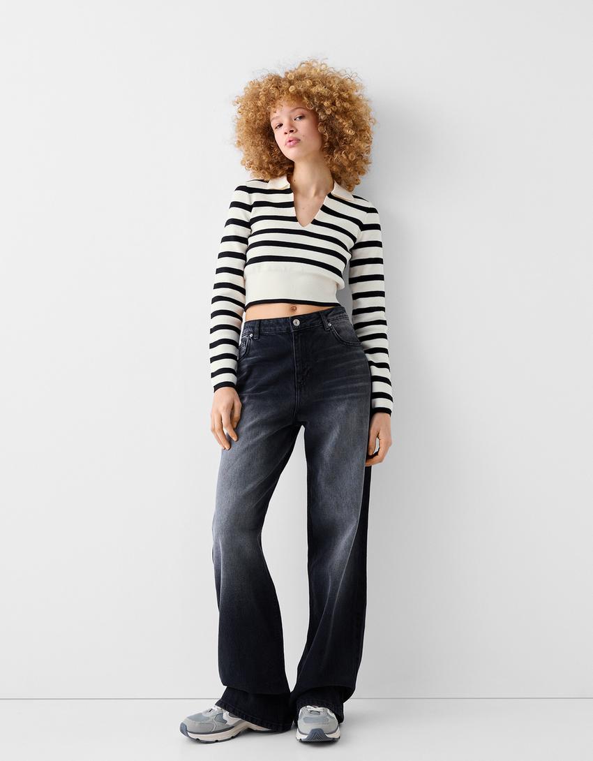 سويتر بياقة بولو-أسود-3