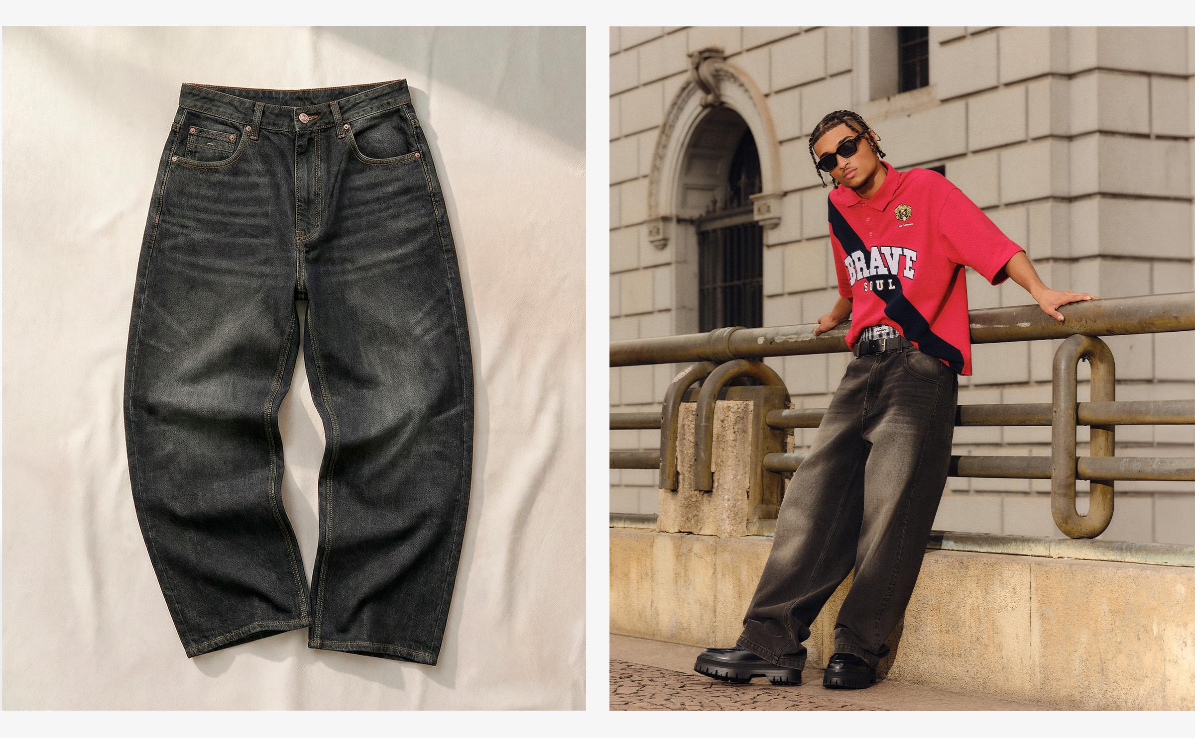 Super baggy fit jean - Görsel 189