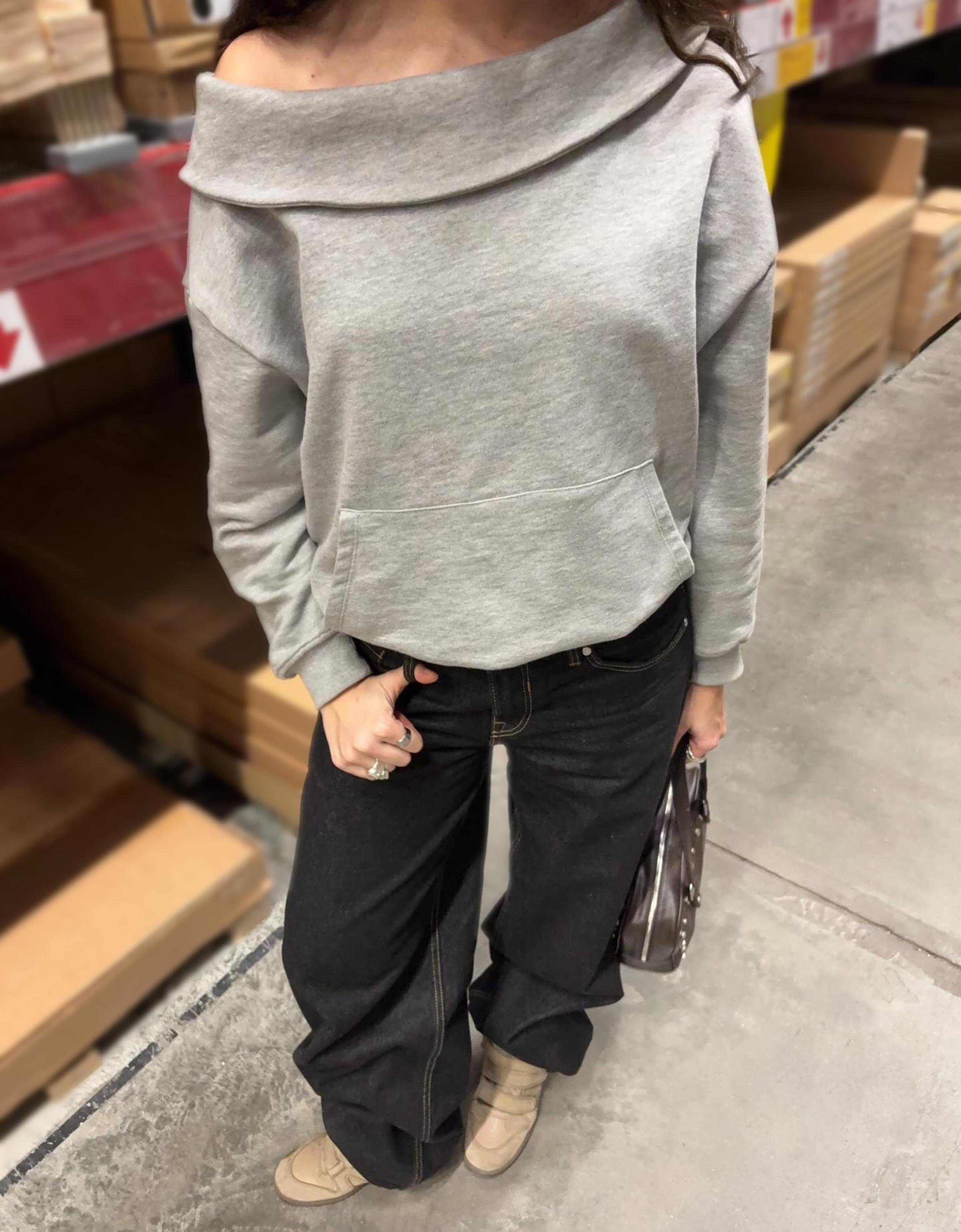 Yüksek bel geniş paça barrel fit jean - Görsel 36