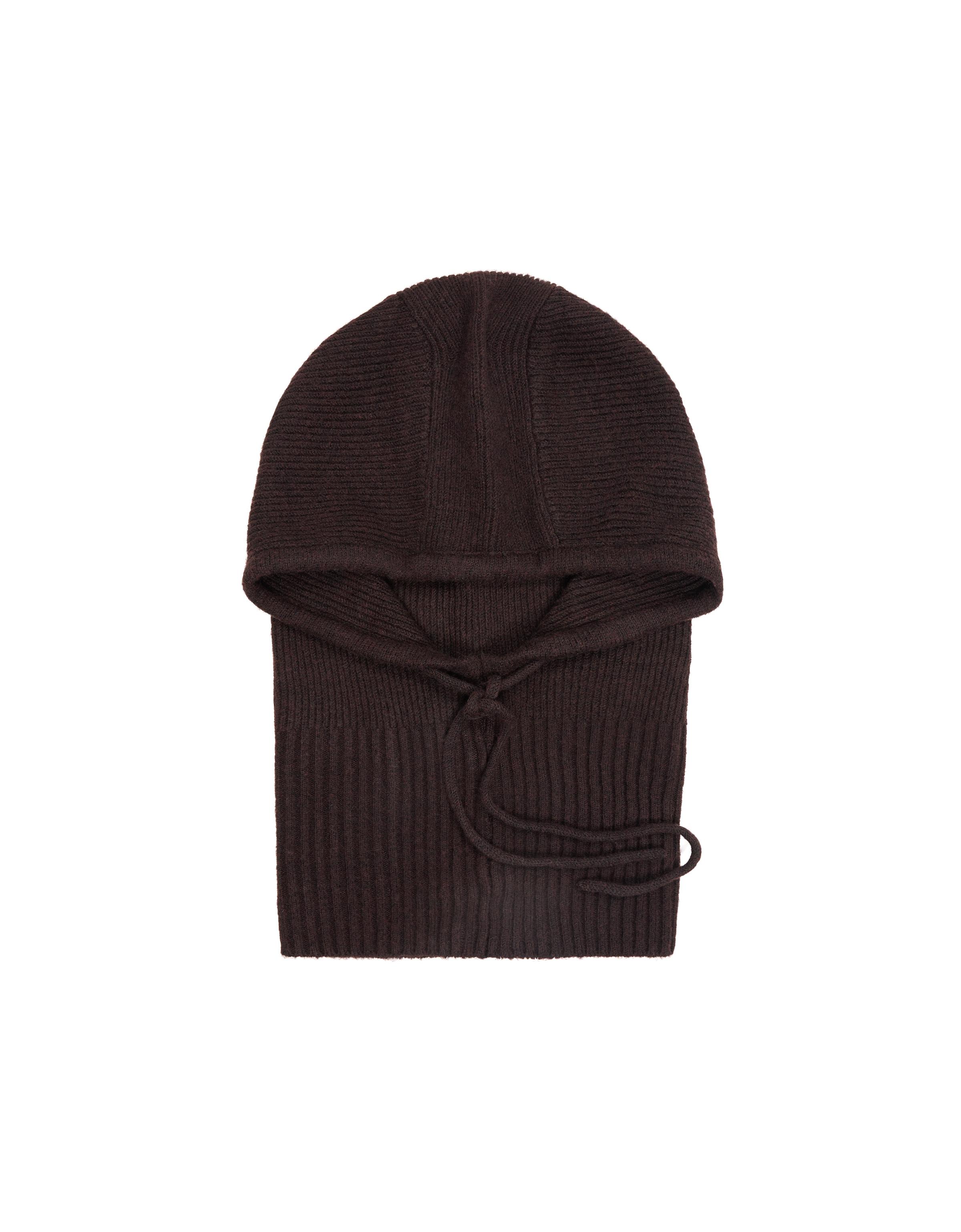 Knit balaclava — Brown