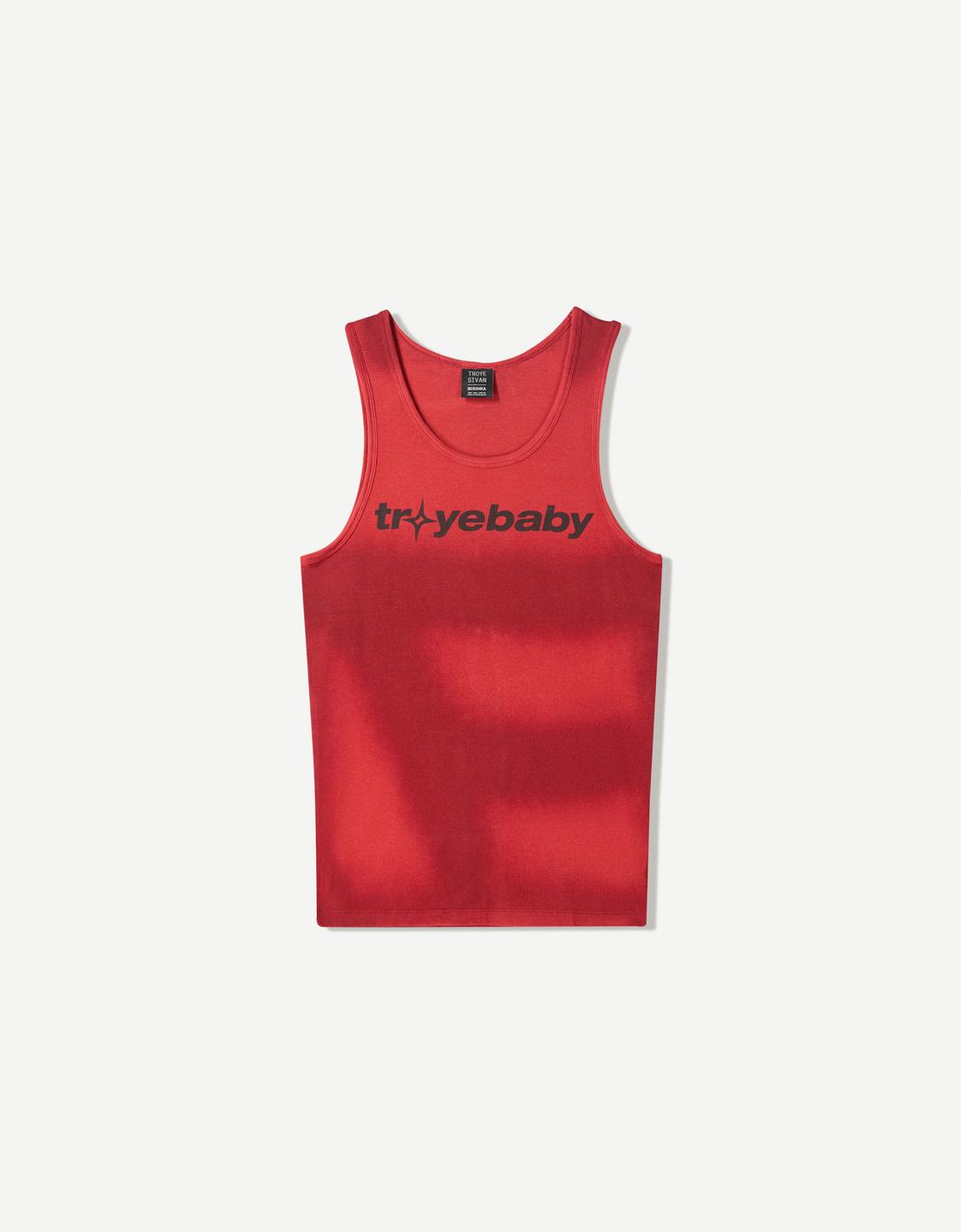 Troye Sivan strappy T-shirt