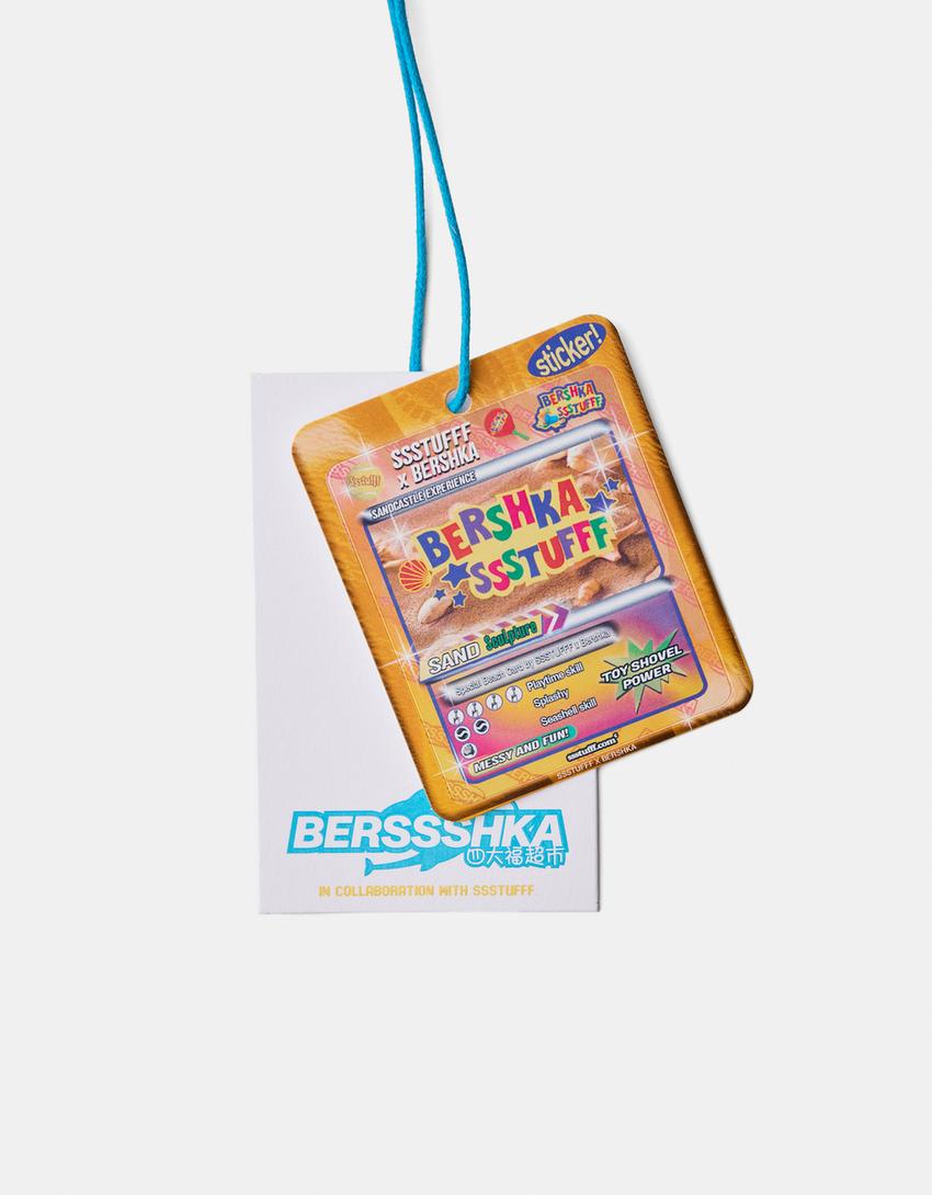 T-shirt BERSSSHKA X SSSTUFFF Wearable Art imprimé-Blanc-9