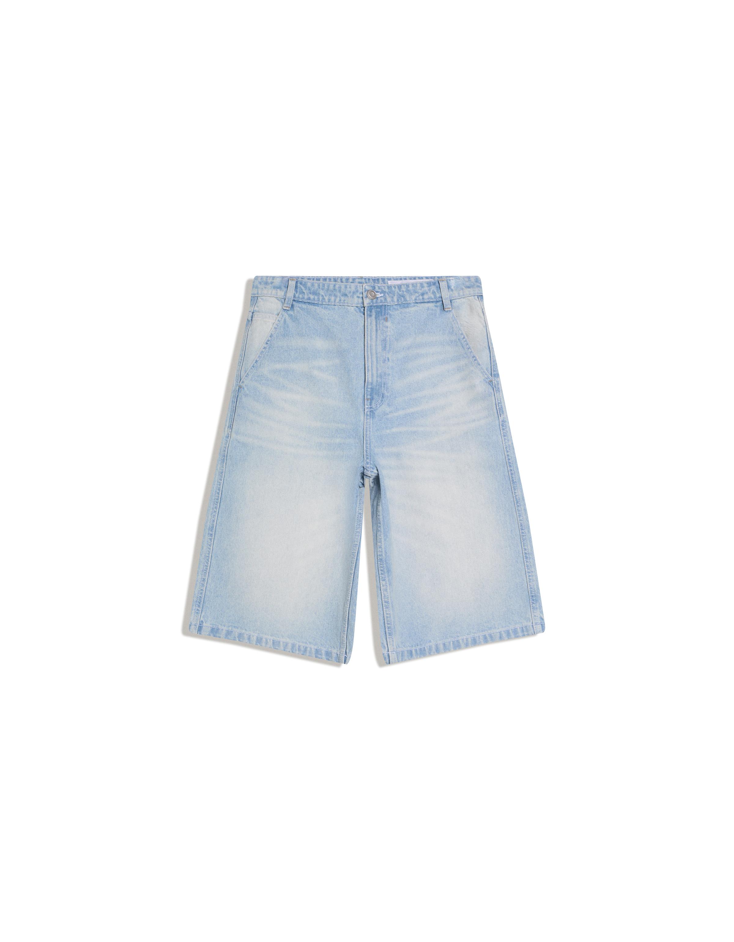 Skater denim bermuda - Görsel 4